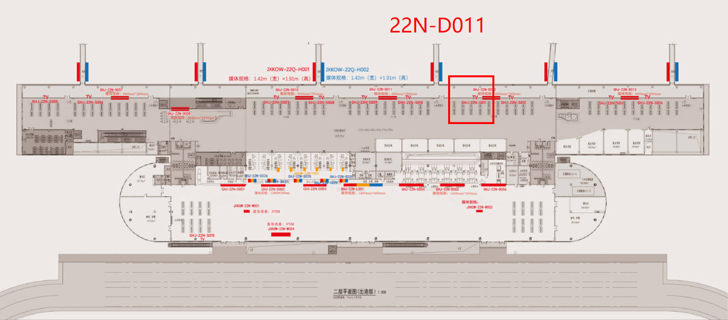 Ganzhou Airport Advertising-Domestic terminal corridor lightboxBitmap