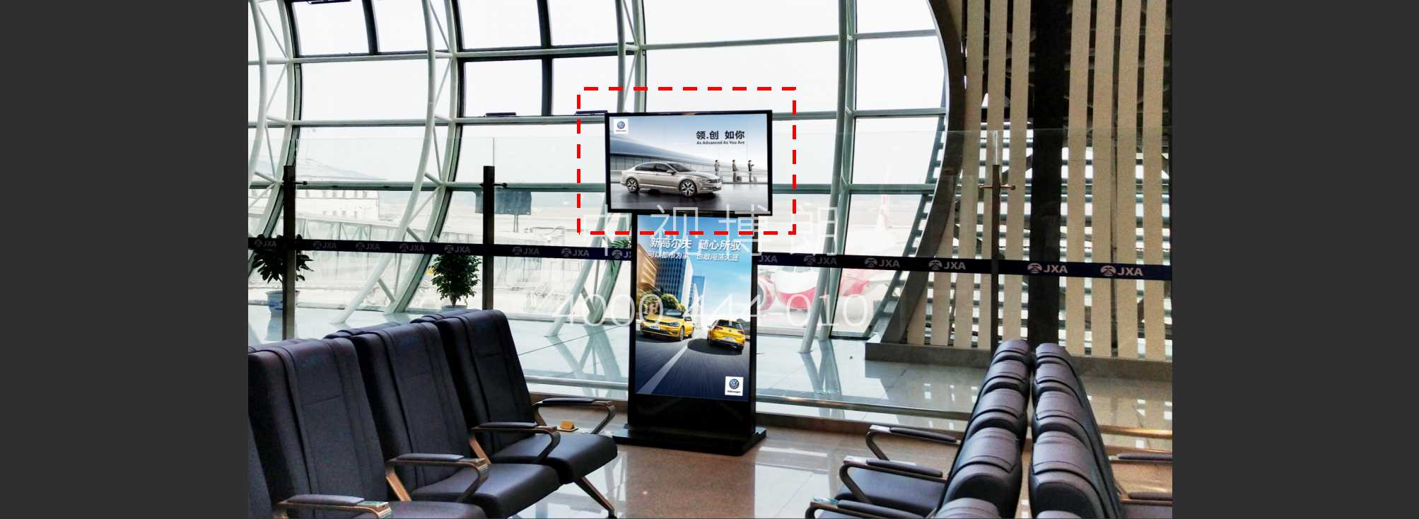 赣州黄金机场广告-T2出发到达全覆盖联排屏幕(上)