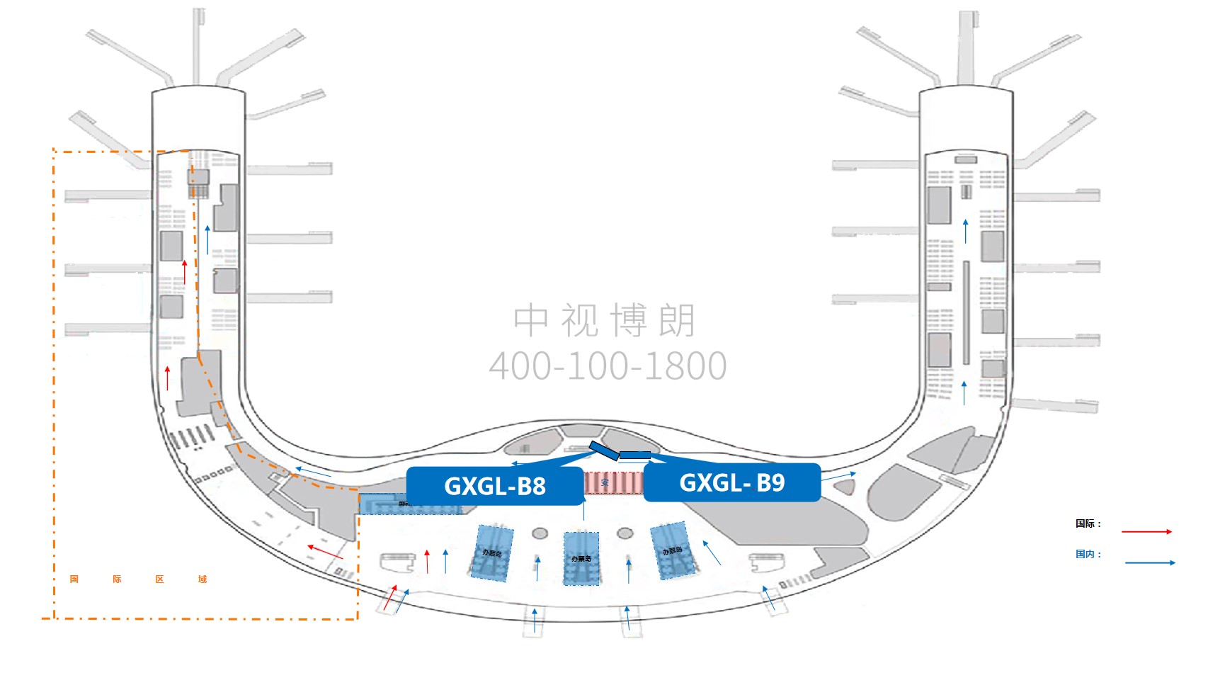 Реклама аэропорта Гуйлинь-Внутренний световой люк 2Точечная диаграмма