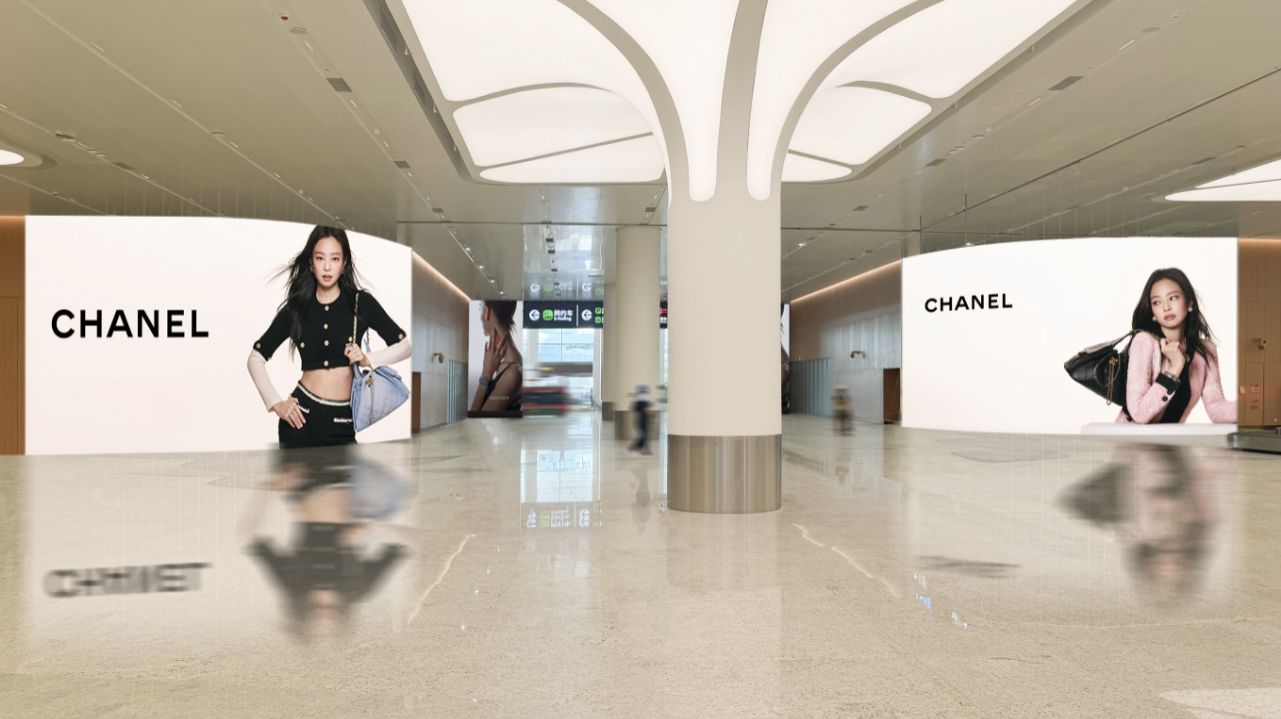 广州白云机场广告-T3国内行李提取区LED套装2