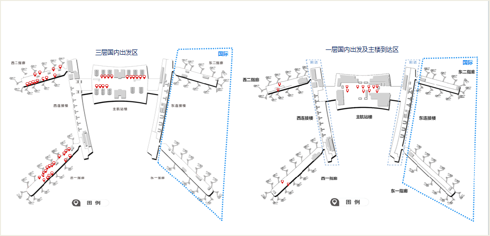 广州白云机场广告-T1出发到达联排屏幕套装2位置图