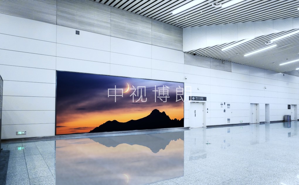 Guangzhou Airport Advertising-T2国际到达行李厅地标灯箱套装