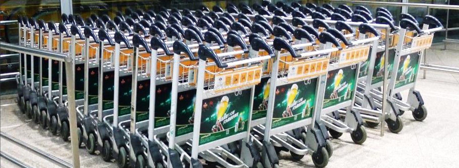 淮安机场广告-手推车