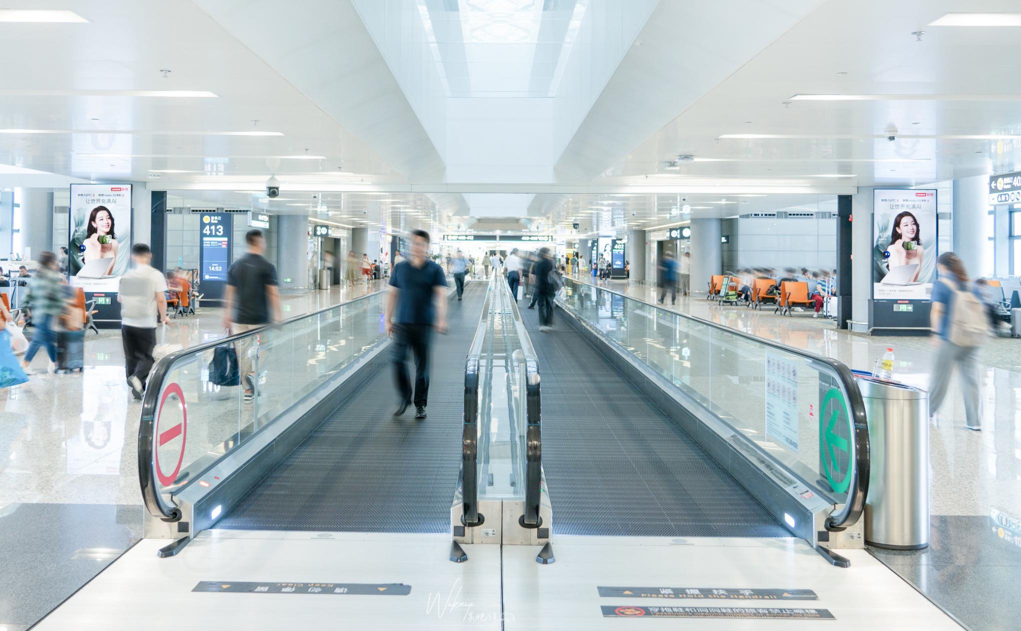 杭州萧山机场广告-T4国内出发到达刷屏套装