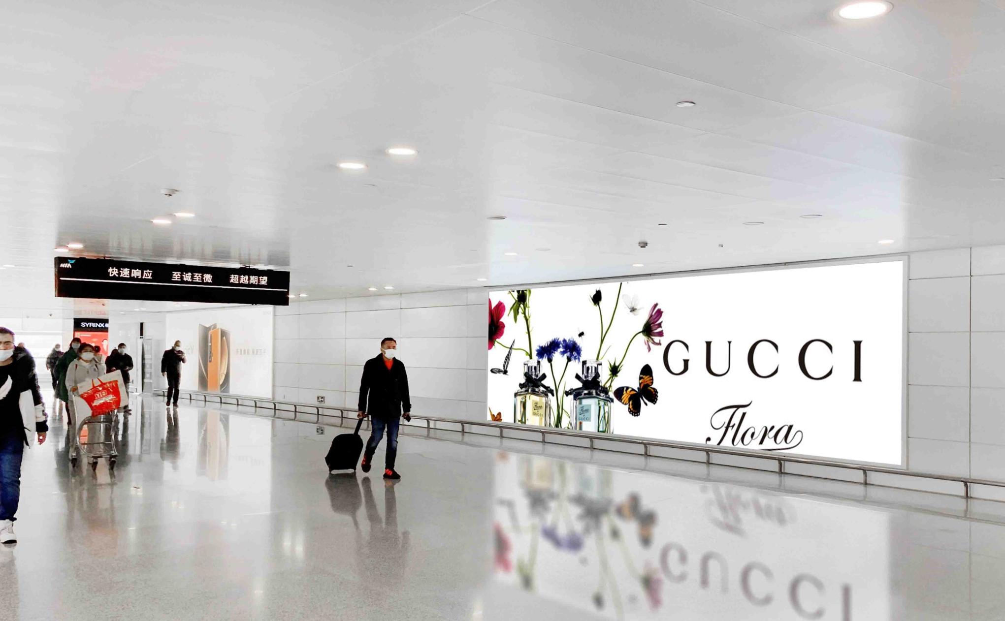 杭州萧山机场广告-T3国内到达通廊灯箱DA85