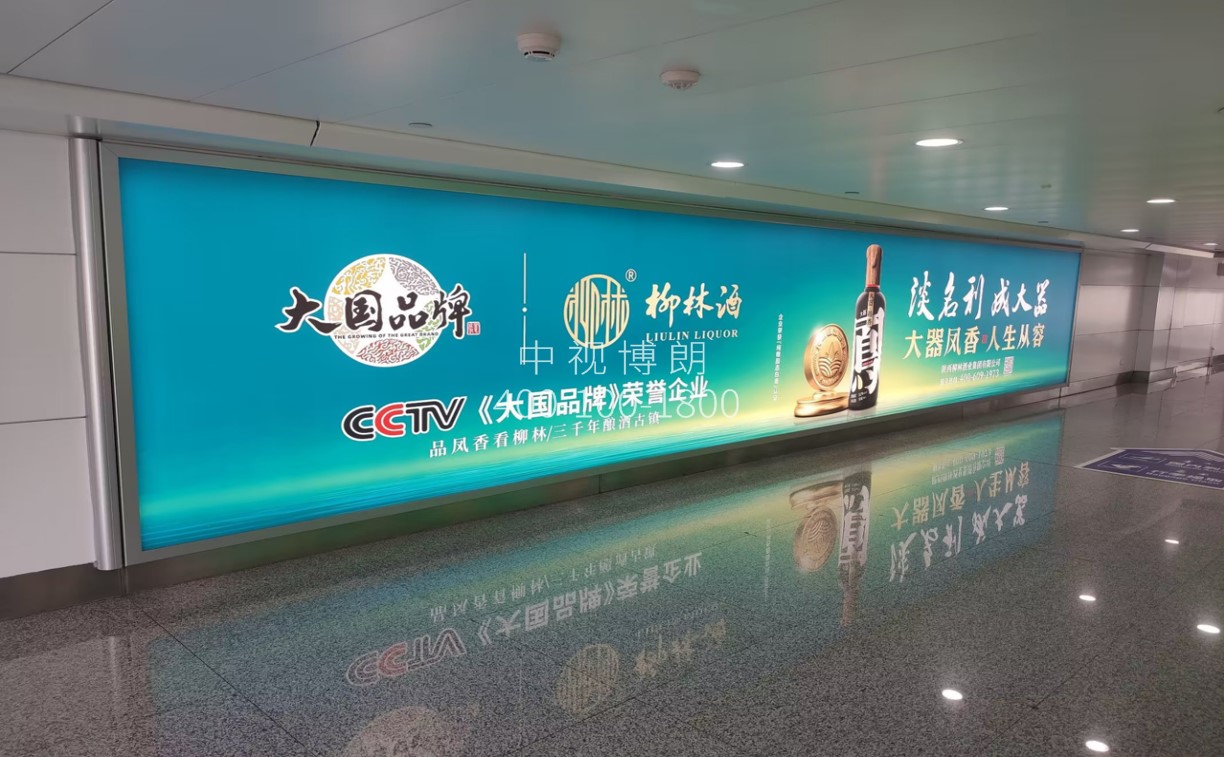 呼和浩特白塔国际机场广告-国内到达行李厅通道灯箱D041