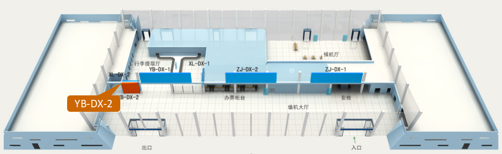 汉中机场广告-到达迎客厅灯箱DX2点位图