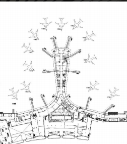 揭阳机场广告-T1国内到达通道灯箱位置图