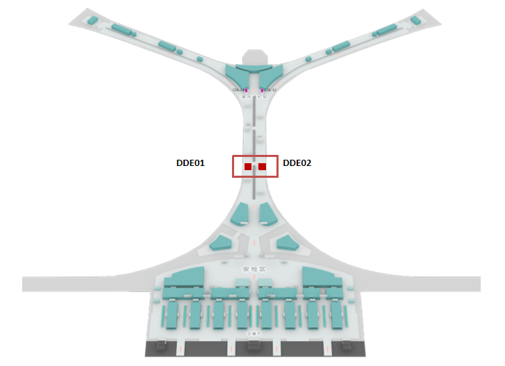 Kunming Airport Advertising-Elevator stickers after domestic departure security checkBitmap