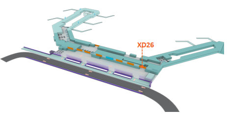 丽江机场广告-F2层出发厅值机岛灯箱3点位图