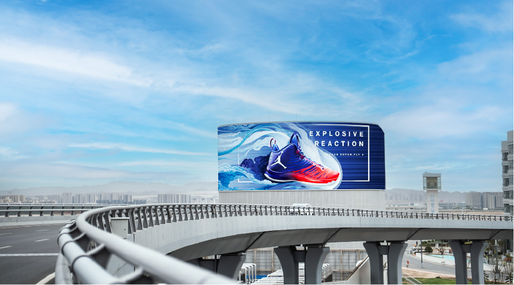 兰州中川国际机场广告-T3水塔曲面大屏位置图