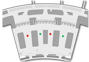 Nanjing Airport Advertising-T1 departure check-in island totem light box setBitmap