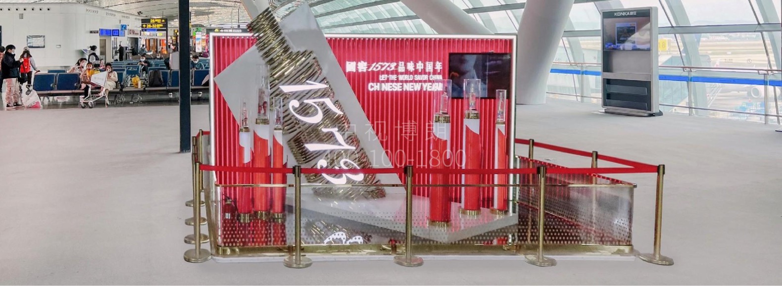 南宁吴圩国际机场广告-国内出发候机大厅展位1