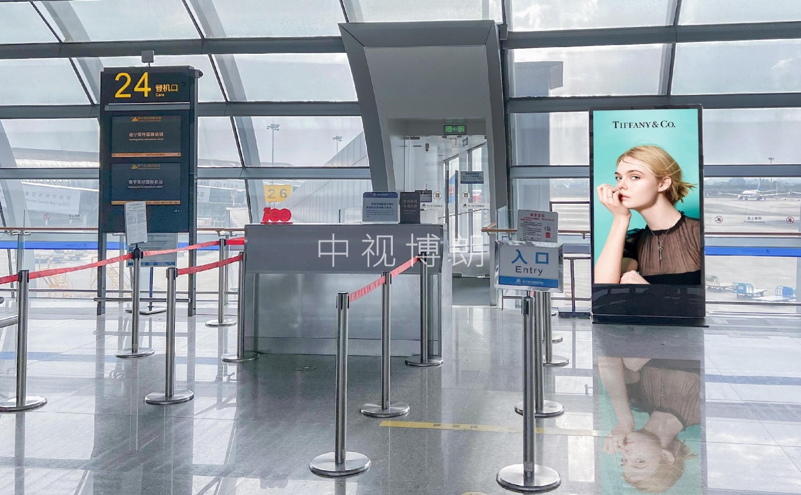 南宁机场广告-国内出发登机口全覆盖刷屏套装