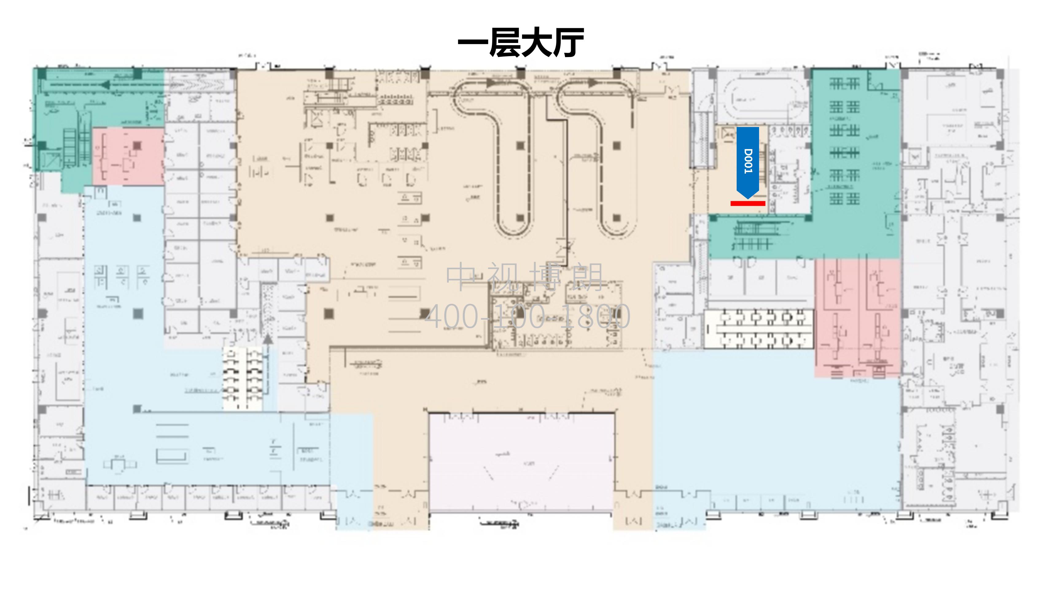 秦皇岛机场广告-出发扶梯下方灯箱点位图