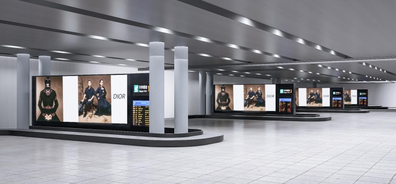 泉州晋江机场广告广告-国内到达行李厅LED屏套装