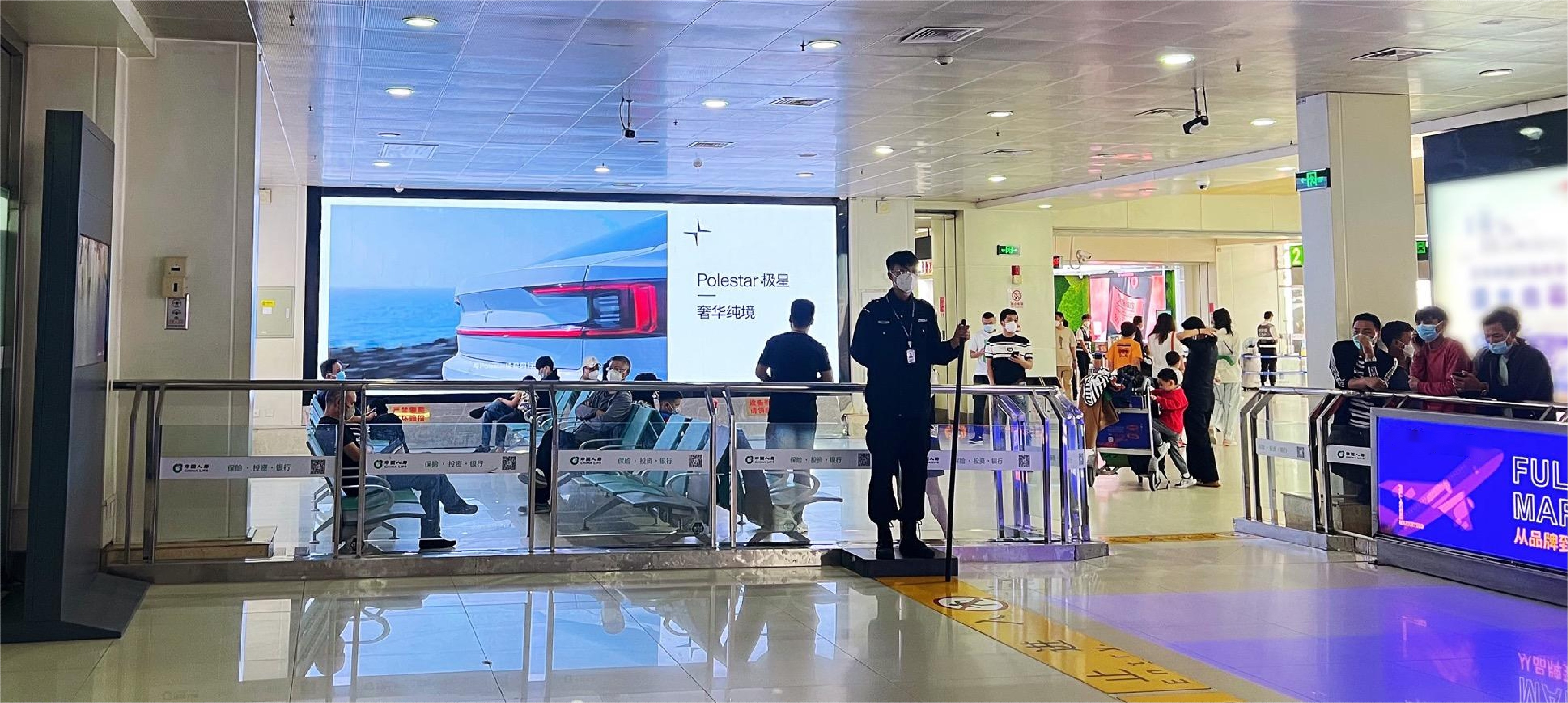 三亚凤凰机场广告-T1国内到达出口LED屏