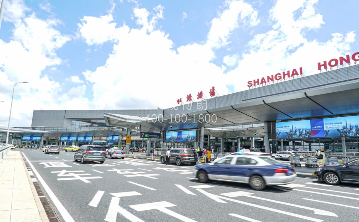 上海机场广告-虹桥T2出发LED联屏套装