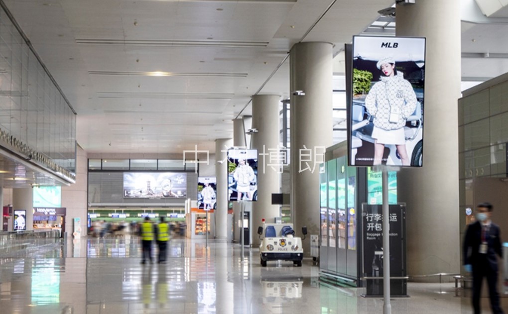 上海机场广告-虹桥T2交通中心刷屏套装