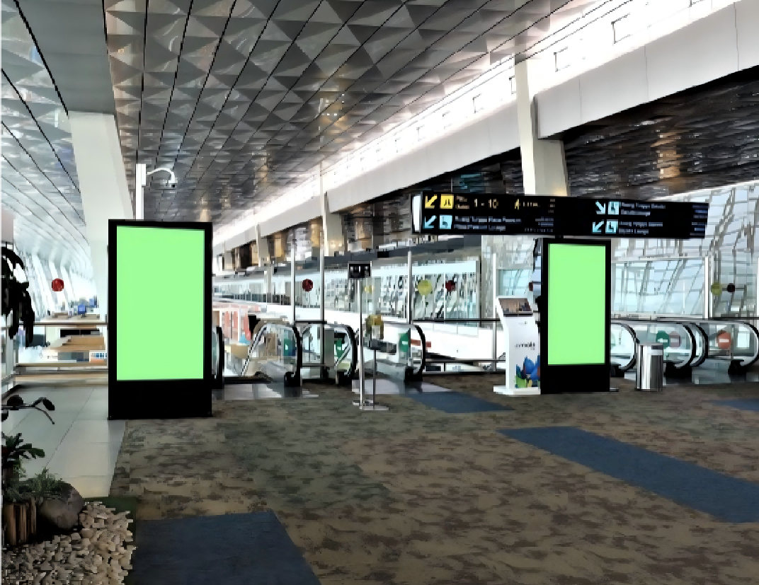 苏加诺哈达国际机场广告-国际出发值机区刷屏套装