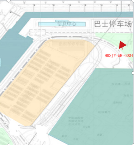 石家庄机场广告-到达大厅出口包柱灯箱点位图