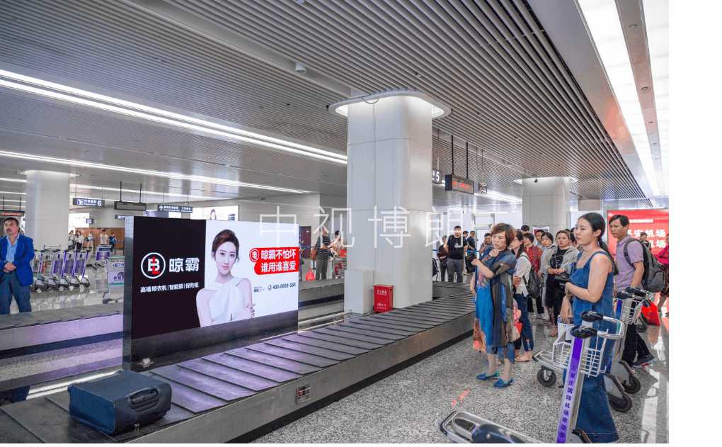 石家庄正定国际机场广告-到达行李转盘LED大屏套装