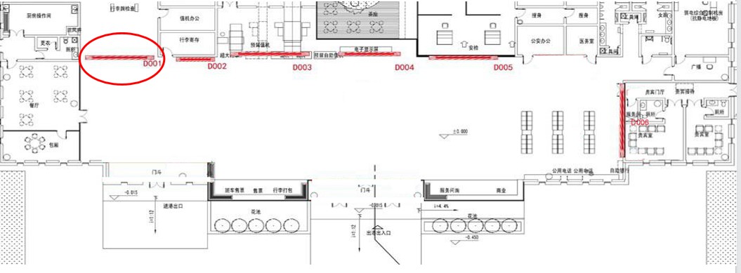 神农架机场广告-行李提取区灯箱D001点位图
