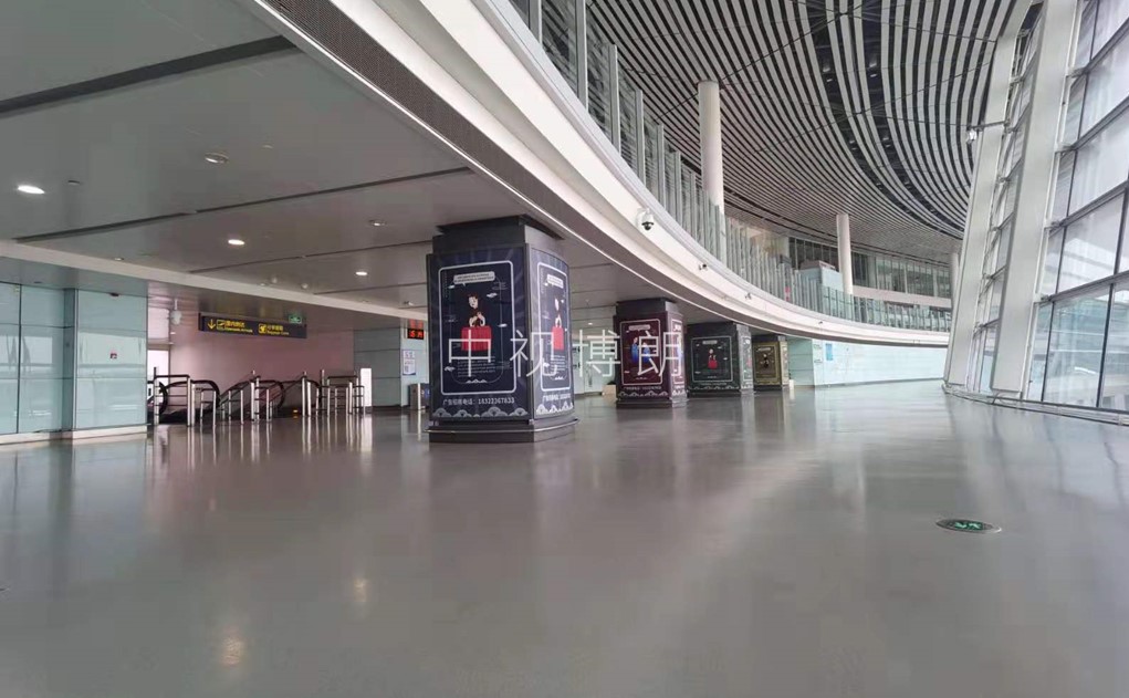 天津机场广告-到达通廊灯箱D(077-084) 