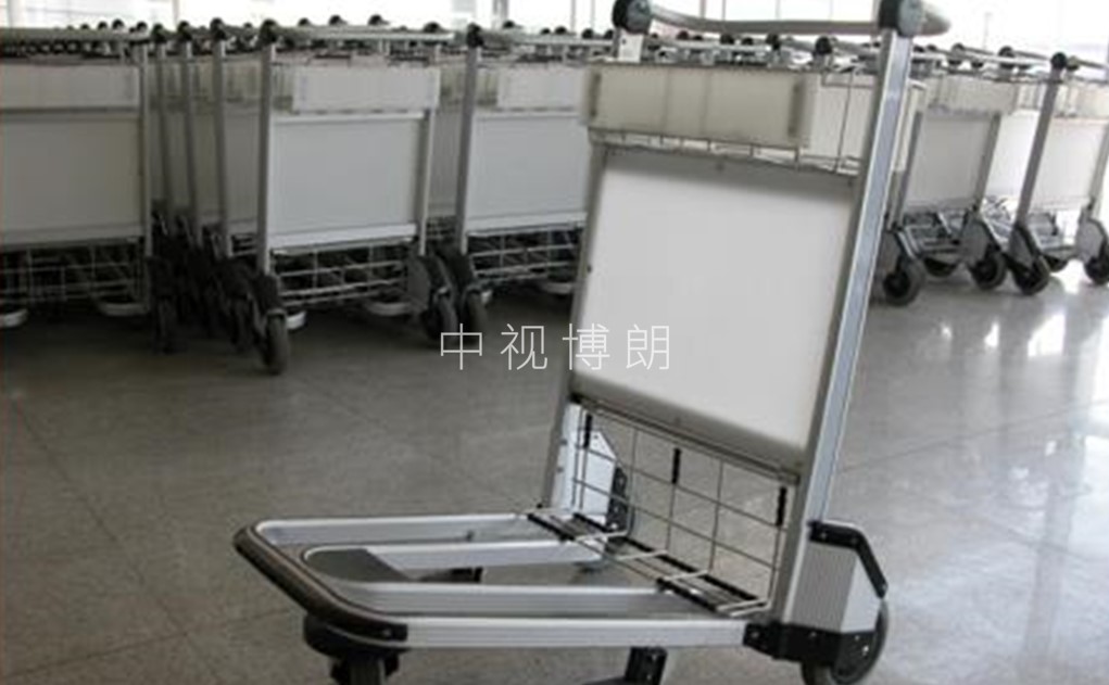 天津机场广告-到达行李厅大手推车
