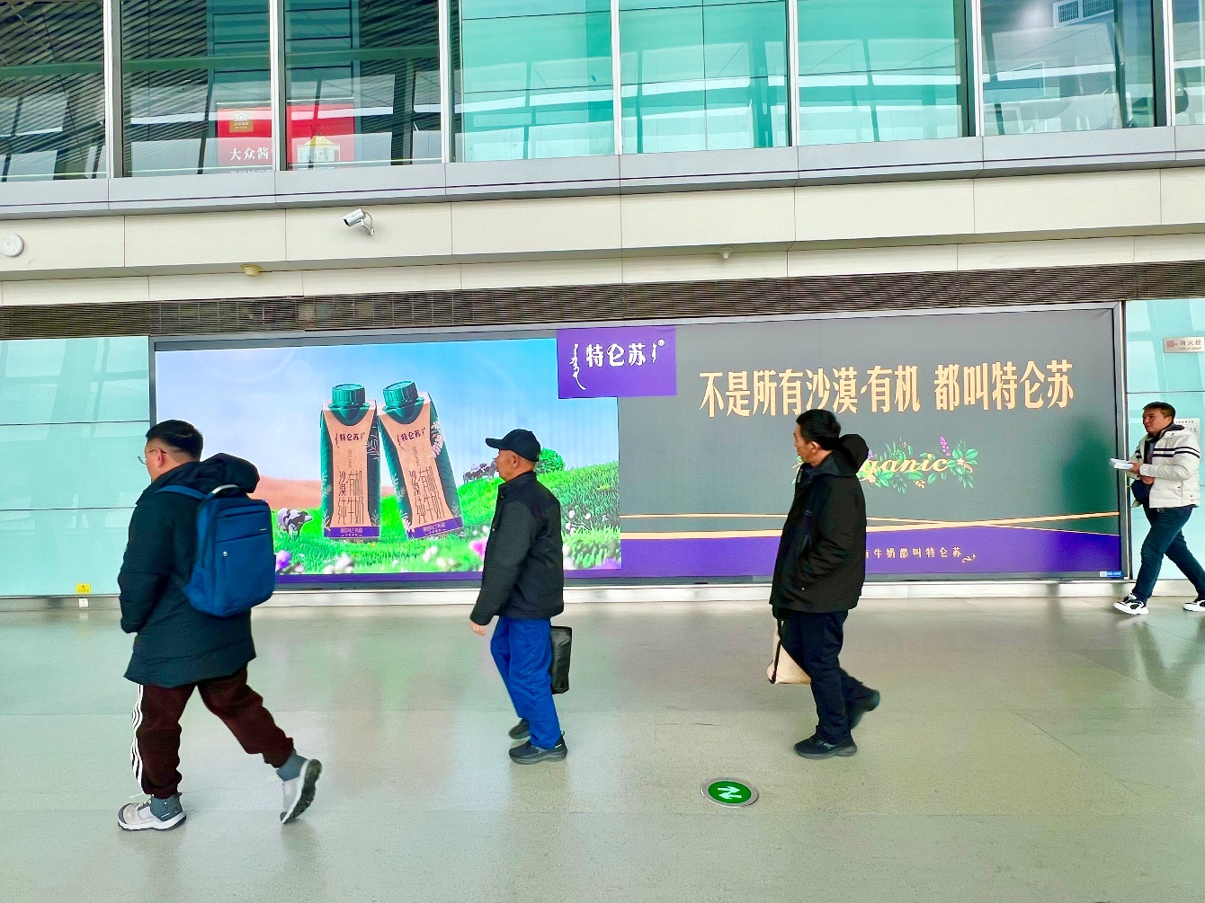 天津滨海国际机场广告-国内到达通廊灯箱套装D075/76