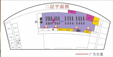 唐山机场广告-出发候机厅看板3点位图