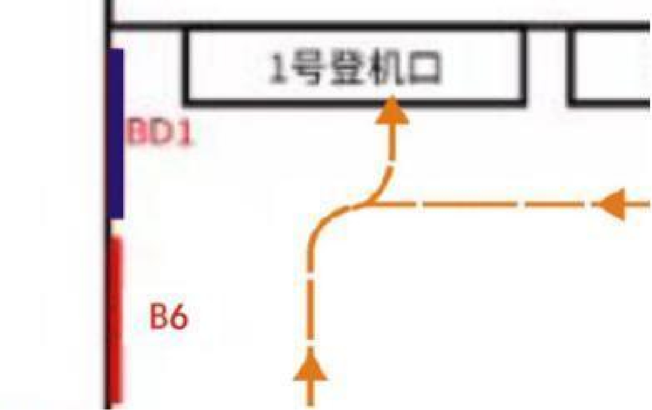 潍坊机场广告-出发候机厅检票口处电子屏点位图