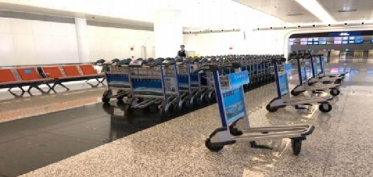 武汉天河机场广告广告-T3航站楼手推车