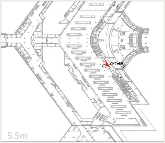 乌鲁木齐地窝堡国际机场广告-T4到达区2L国内到达区出口灯箱位置图