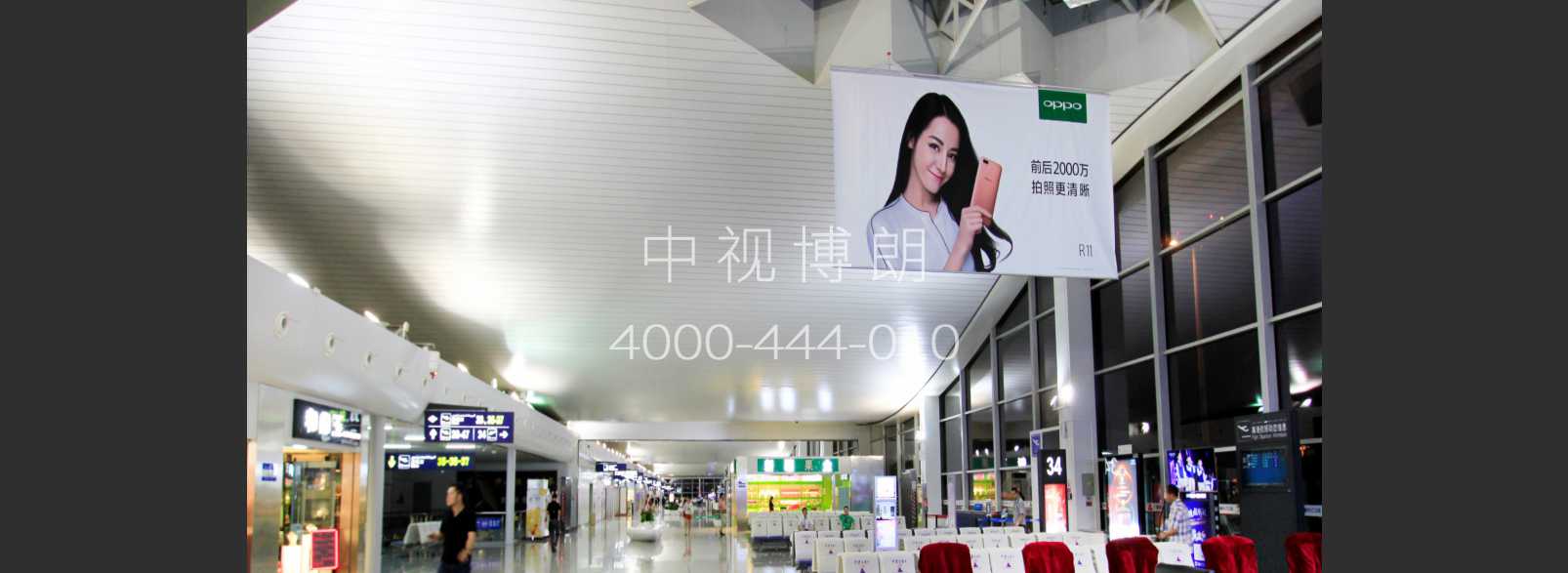 乌鲁木齐地窝堡国际机场广告-T3候机大厅吊旗套装3