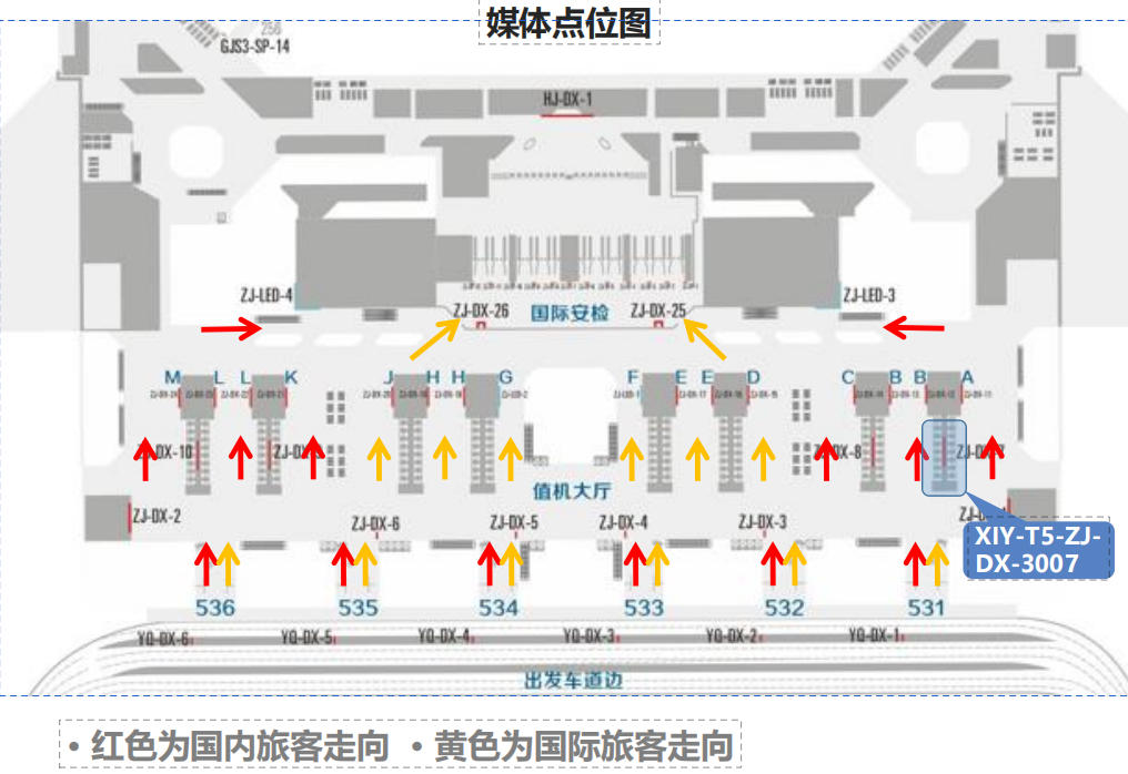 Xian Airport Advertising-T5-F3 international departure check-in hall light boxBitmap
