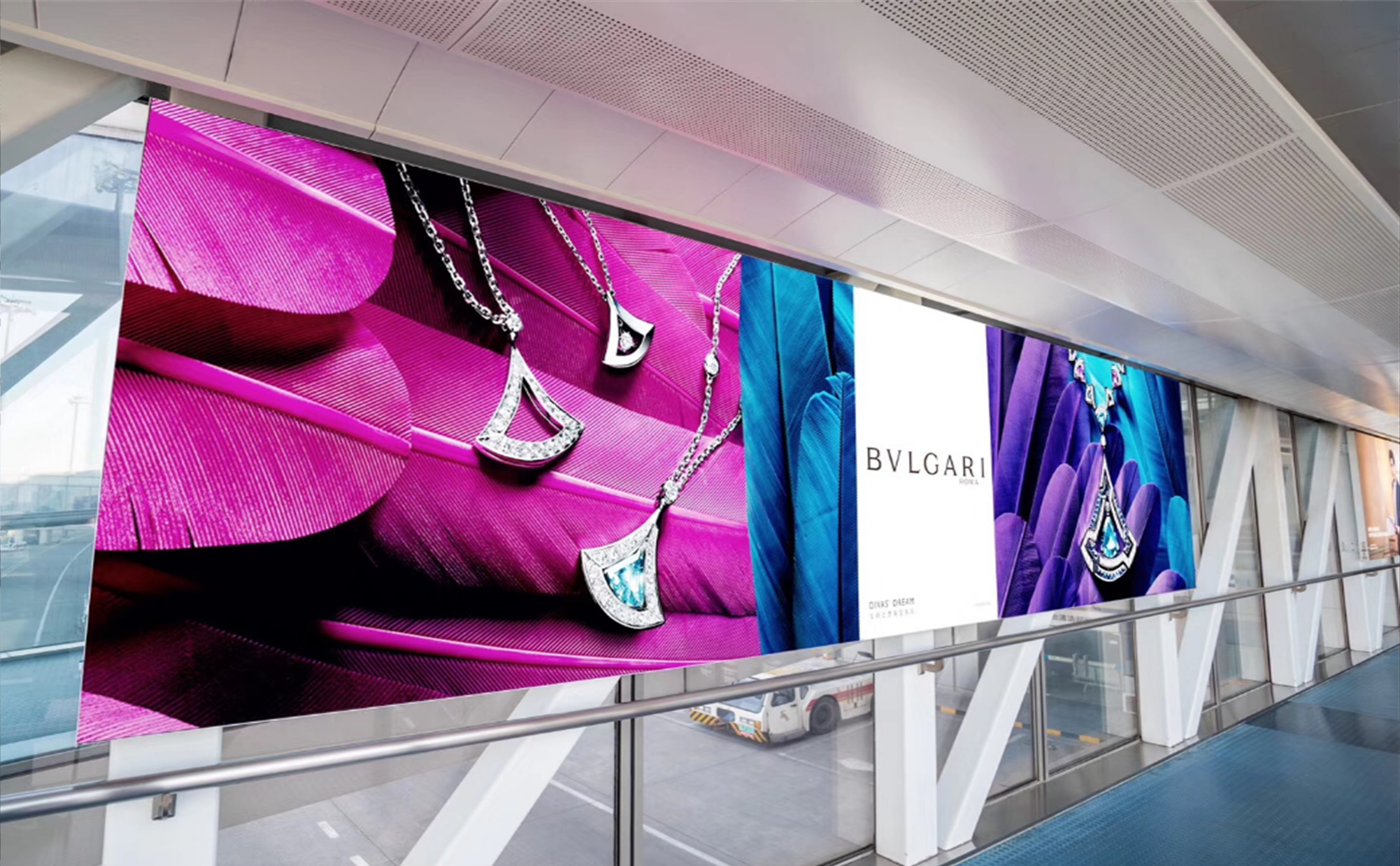 Xi'an Airport Lightbox Advertising, Xi'an Airport Interior Bridge Advertising