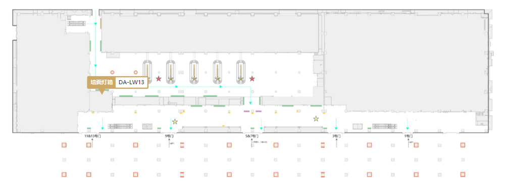 厦门机场广告-T4到达国内行李提取厅灯箱13点位图