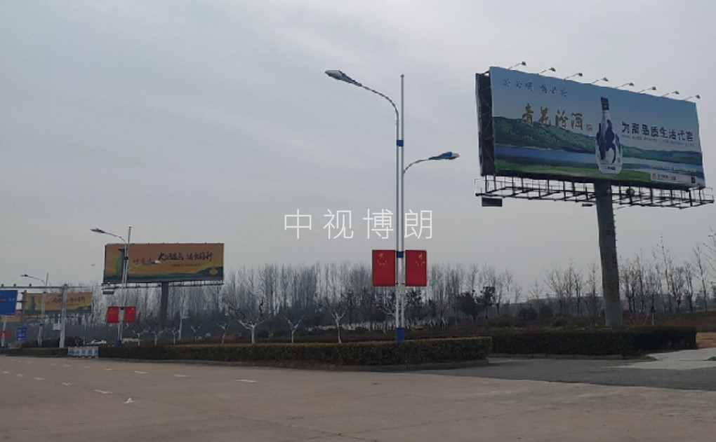 徐州机场进出路高立柱广告