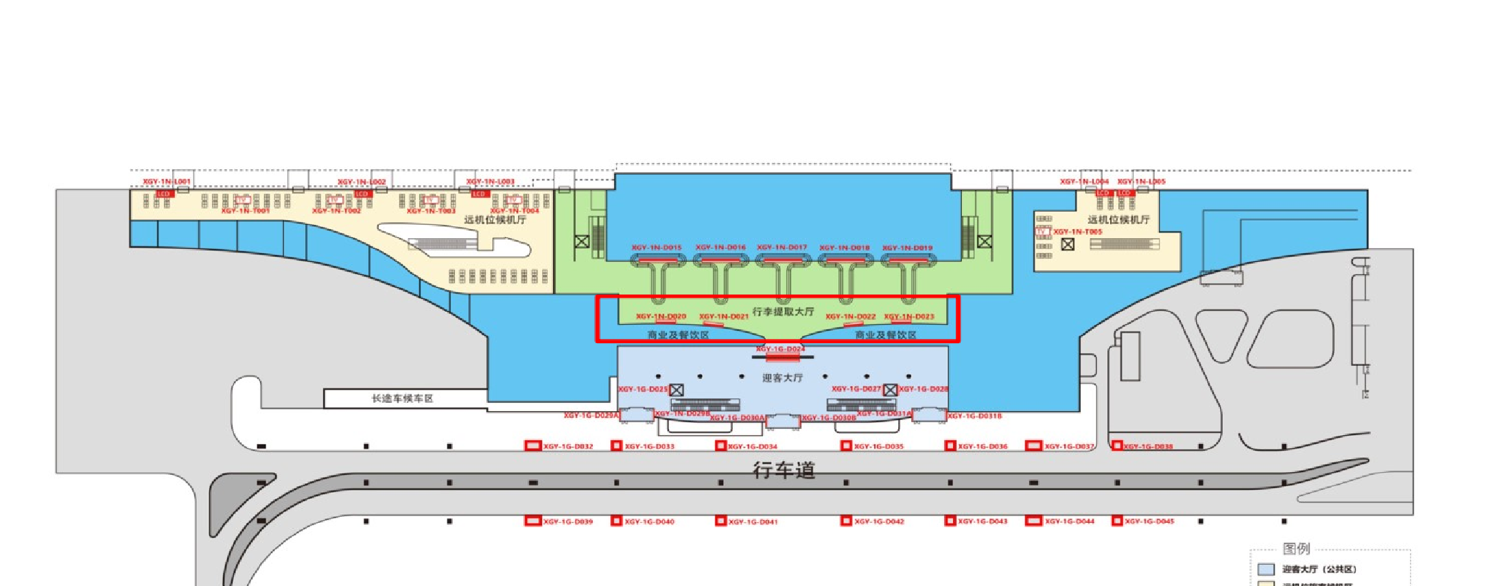 徐州机场广告-到达行李厅灯箱套装2点位图