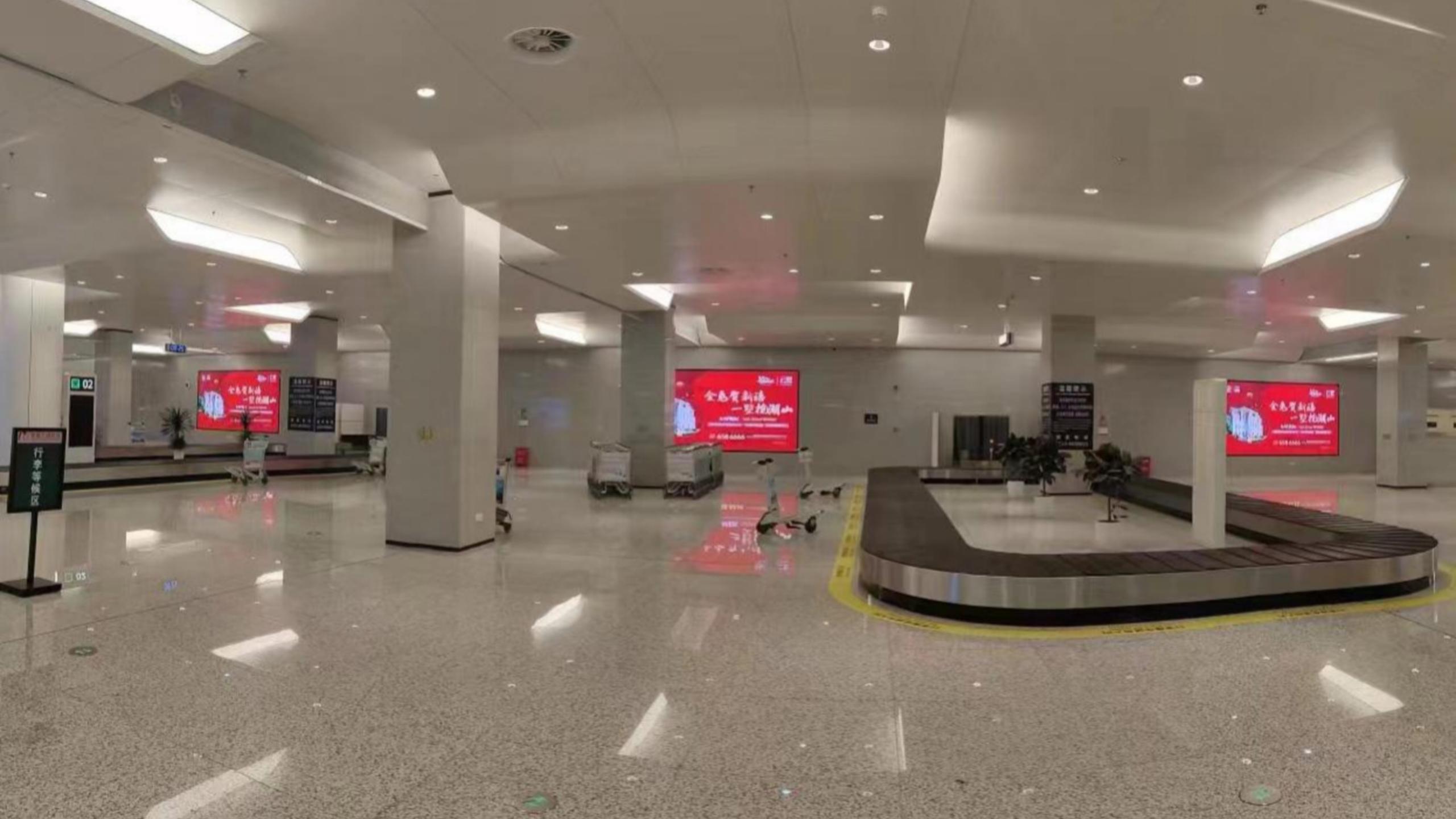 宜昌机场行李区广告