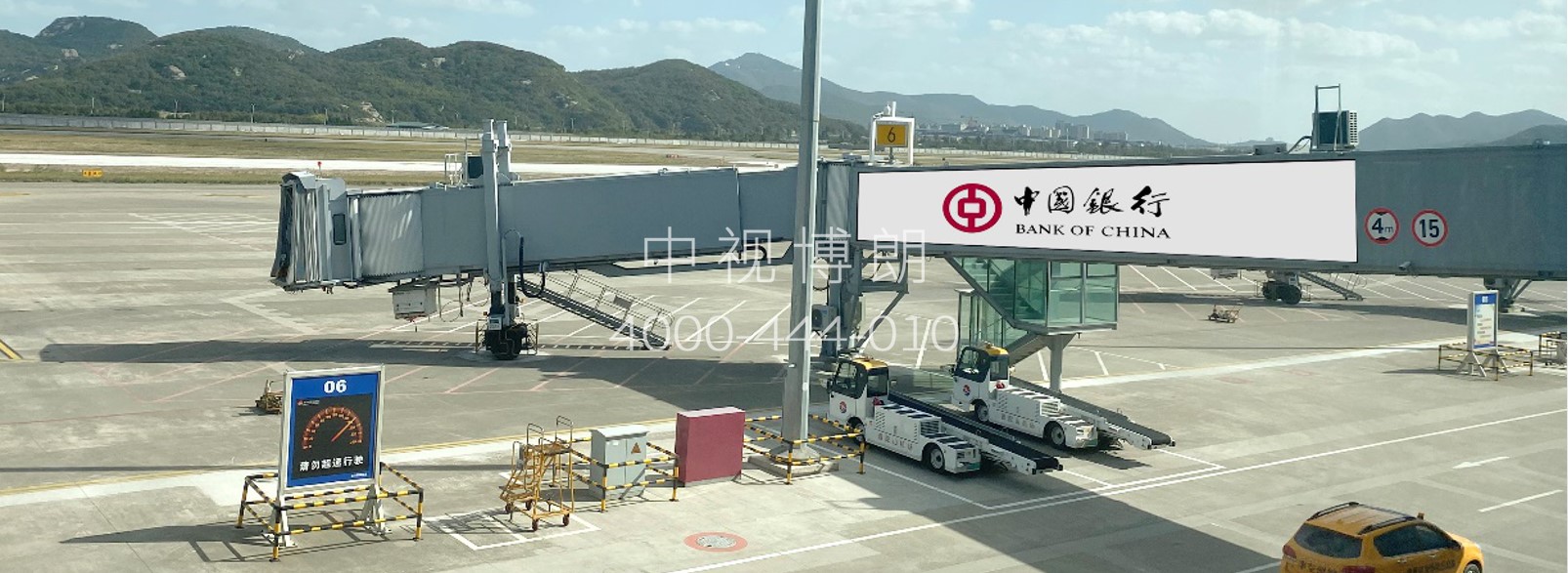 舟山普陀山机场广告-出发廊桥外部看板