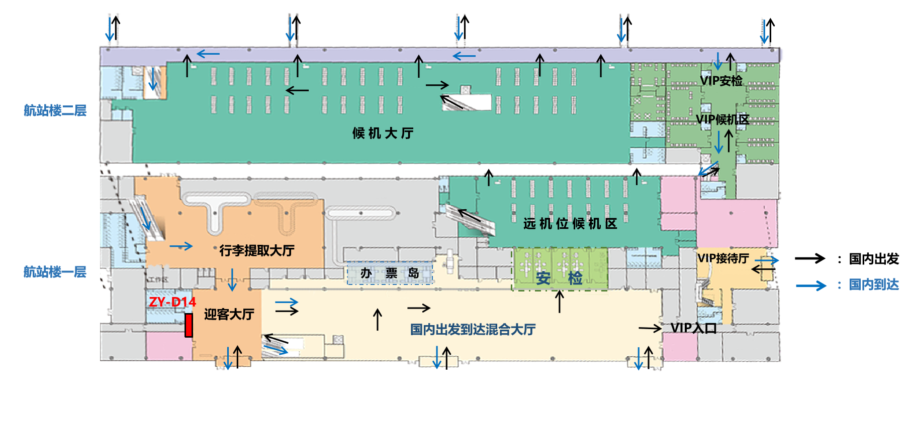遵义茅台机场广告-到达迎客厅出口灯箱位置图