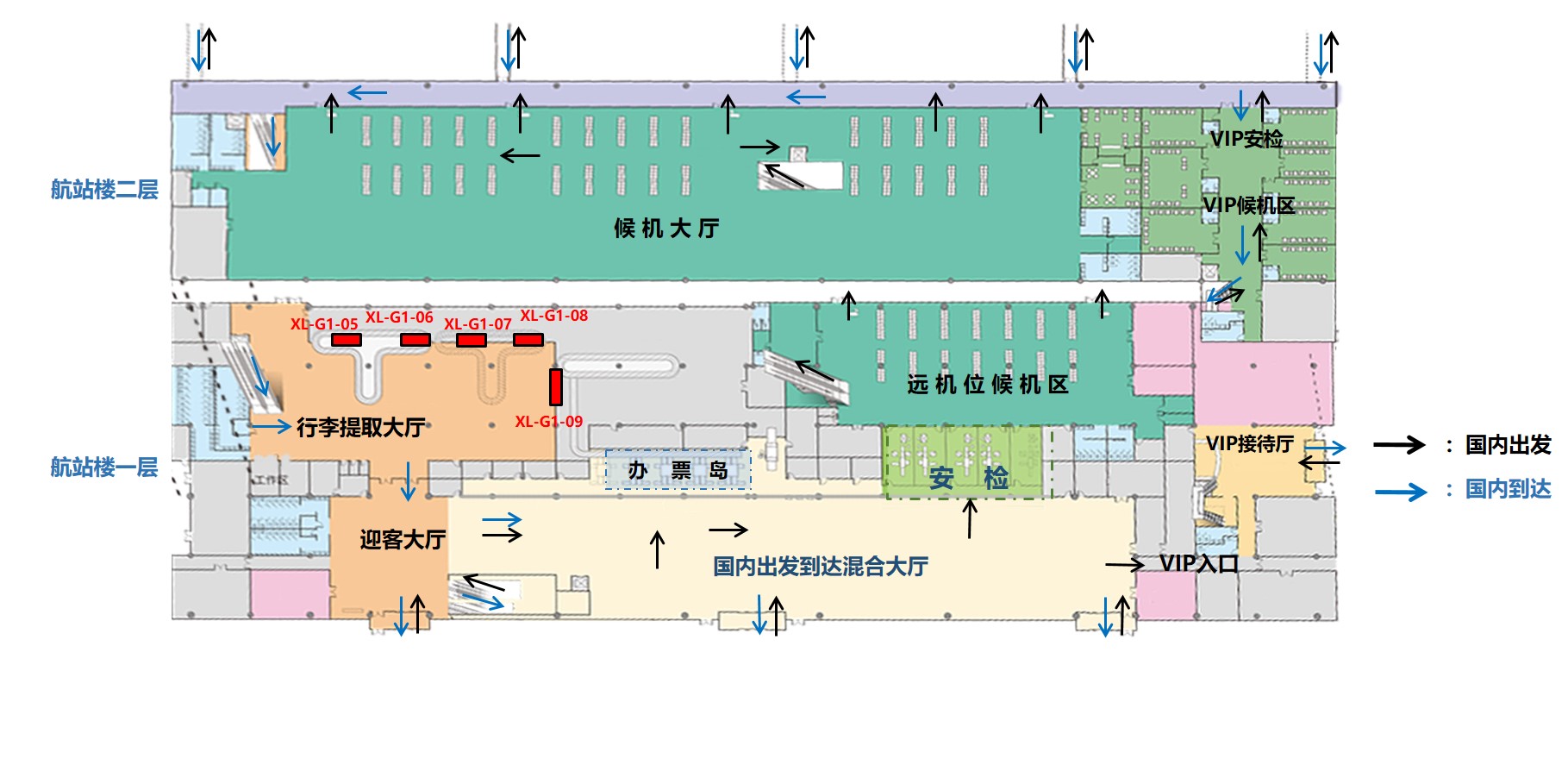 遵义茅台机场广告-到达行李厅灯箱位置图