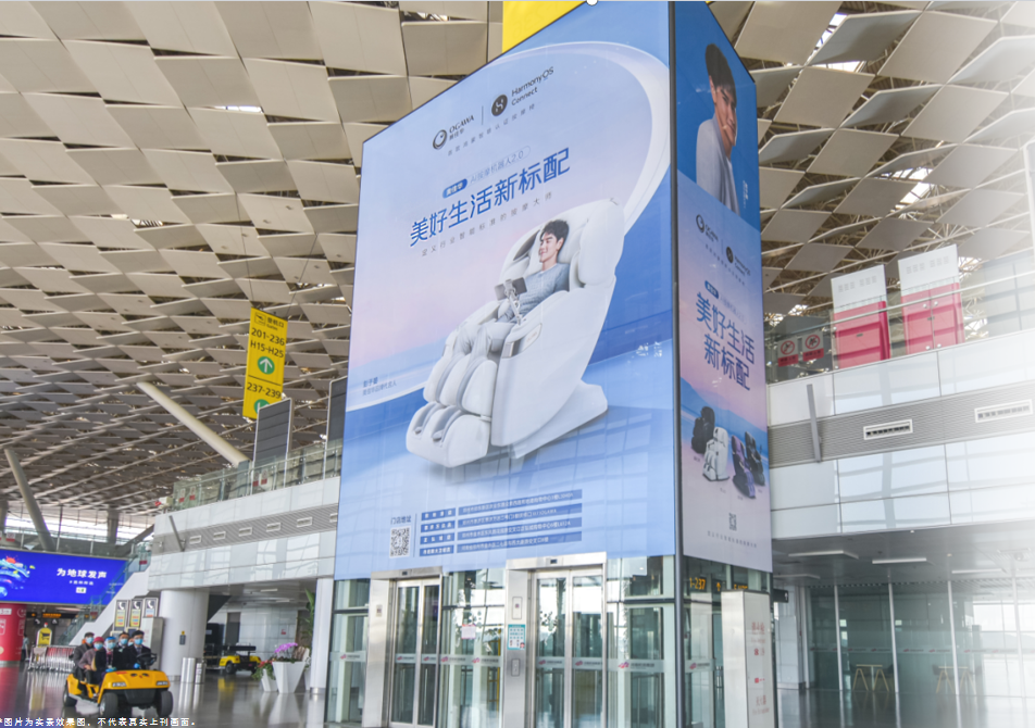 郑州机场,郑州机场电梯贴纸,候机区电梯贴纸,电梯贴纸