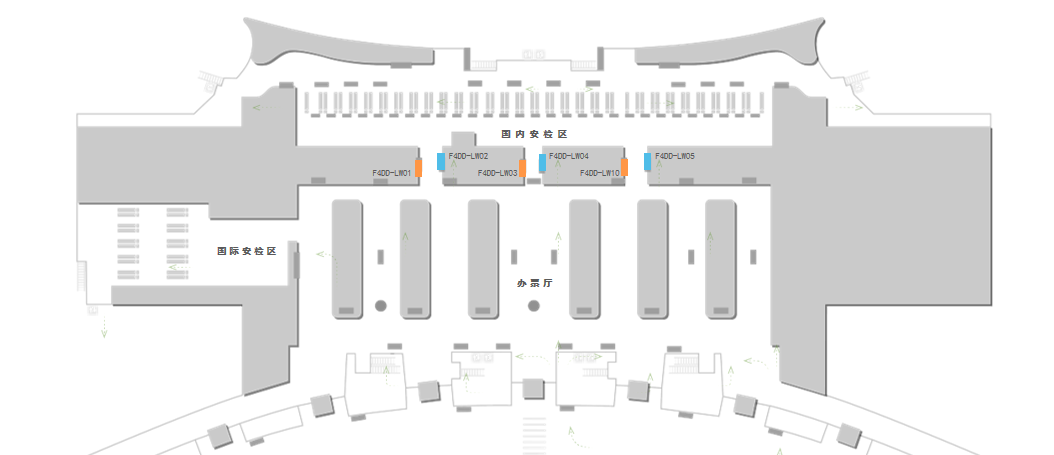 安检通廊灯箱套装